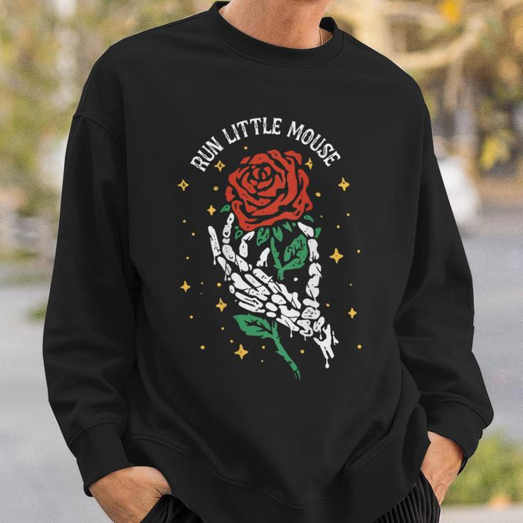 Run Little Mouse On Back Sweatshirt Gifts for Him