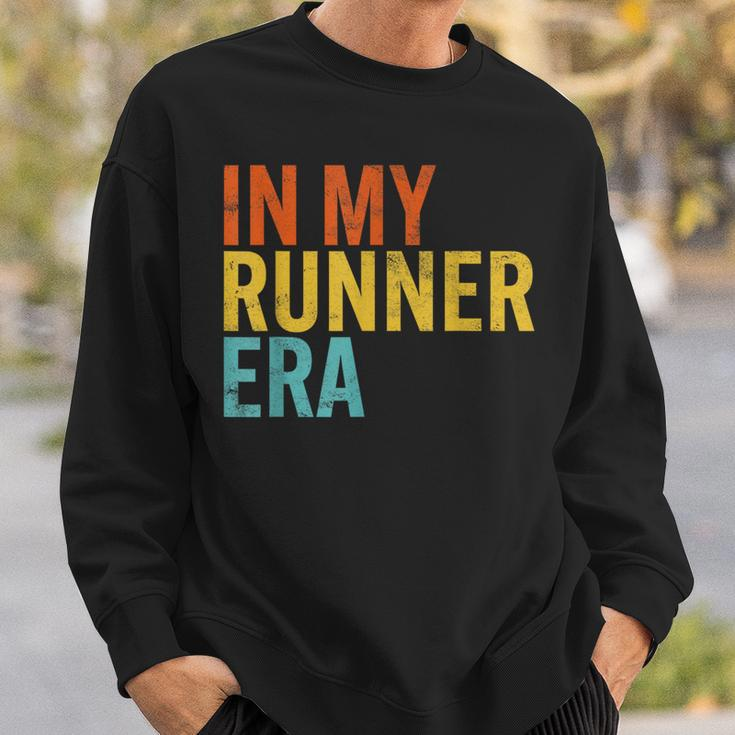 In My Runner Era Running Marathon Fitness Running Dad Sweatshirt Gifts for Him