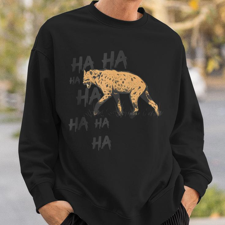 Safari Animal Common Laughing Hyena Sweatshirt Gifts for Him