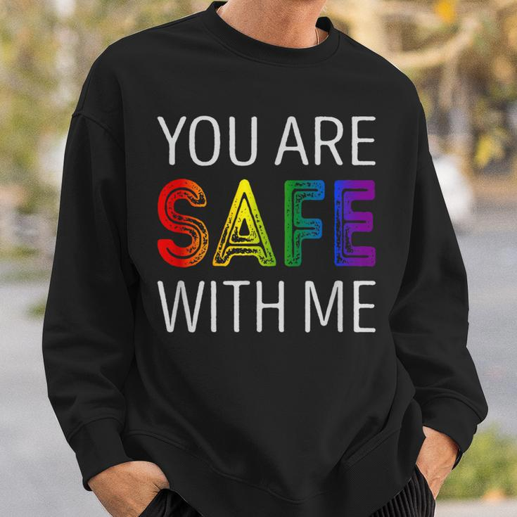 You Are Safe With Me Sweatshirt Gifts for Him