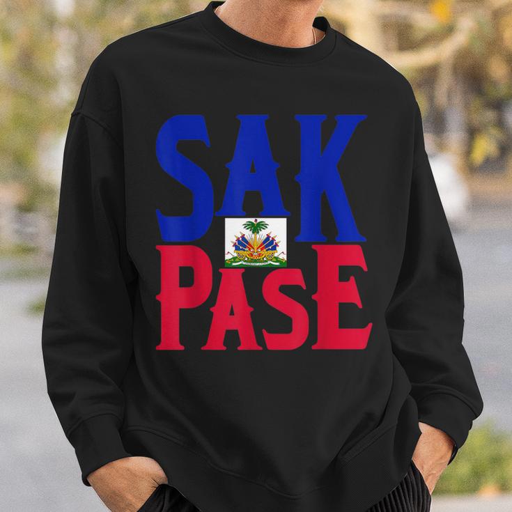 Sak Pase Niedliches Haitian-Creolen-Geschenk Sweatshirt Geschenke für Ihn