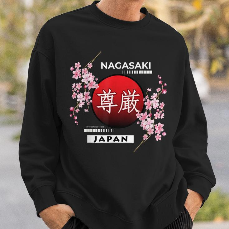 Sakura Cherry Blossom In Spring Cities Of Japan Nagasaki Sweatshirt Gifts for Him