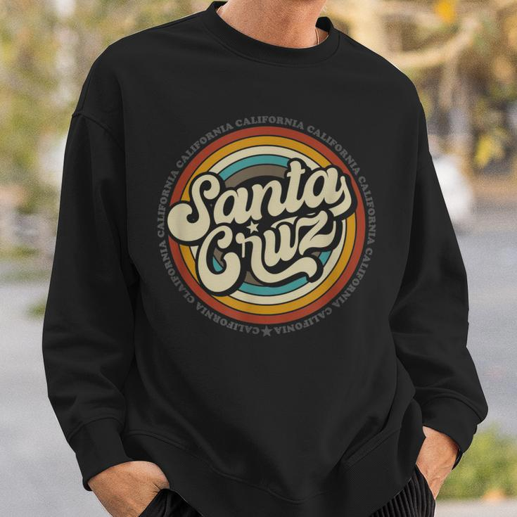 Santa Cruz City In California Ca Vintage Retro Souvenir Sweatshirt Gifts for Him