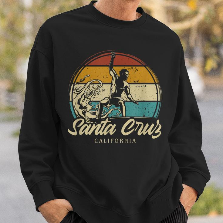 Santa Cruz City California Souvenir Vintage Retro Sweatshirt Geschenke für Ihn