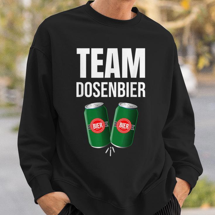 Saufn Saufnn Junggesellenabschied Frau Mann Team Dosenbier Sweatshirt Geschenke für Ihn