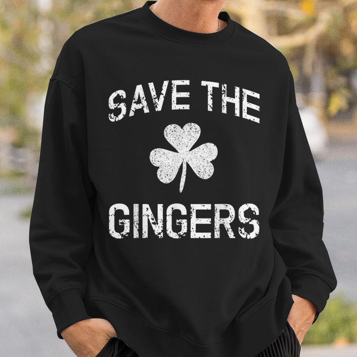 Save The Gingers Redhead St Patrick Irish Celtic Sweatshirt Gifts for Him
