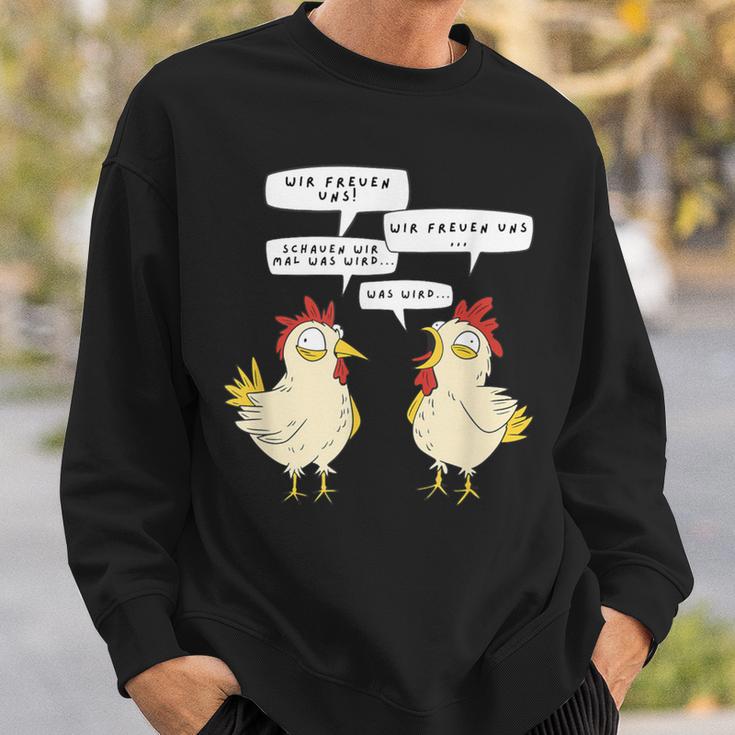 Schauen Wir Mal Was Wird Meme Sweatshirt Geschenke für Ihn