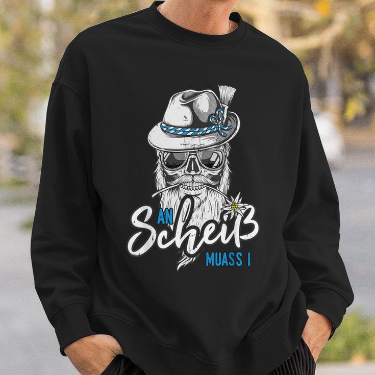 An Scheiß Muass I Trachten Grantler S Sweatshirt Geschenke für Ihn