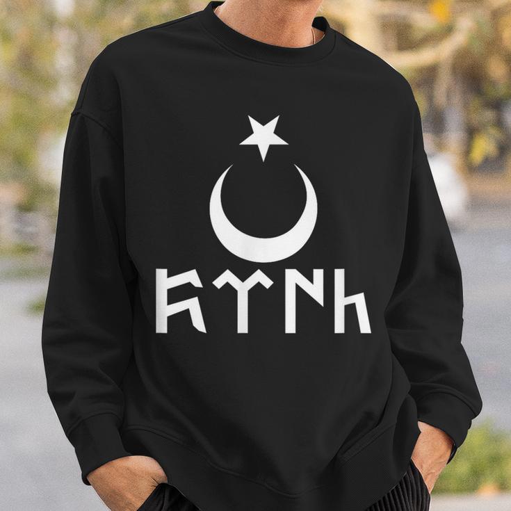 Schlichtes Göktürk Alttürkische Schrift Sweatshirt Geschenke für Ihn