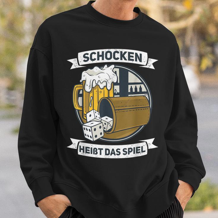 Schocken Heißt Das Spiel Dice Game Puzzle Sweatshirt Geschenke für Ihn