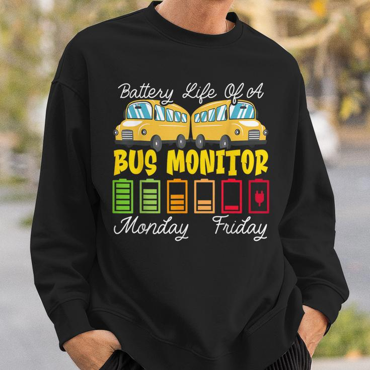 School Bus Monitor Bus Aide Attendant Bus Monitor Sweatshirt Gifts for Him