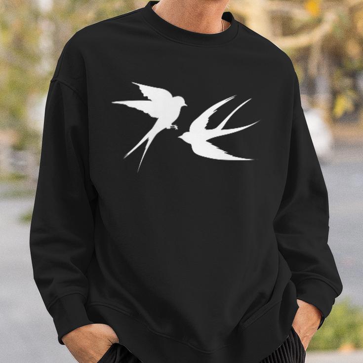 Schwalben Vogel Vögel Fliegen Sweatshirt Geschenke für Ihn