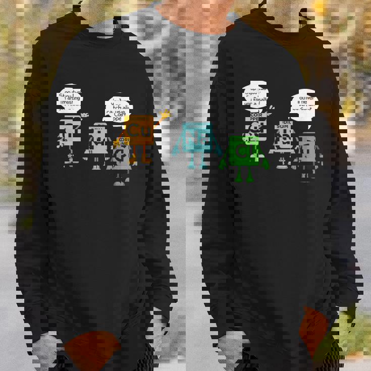 Science Chemistry Periodic Table Scientist Nerd Geeks Sweatshirt Gifts for Him