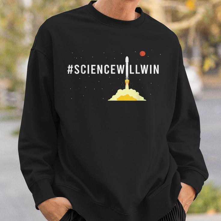 Sciencewillwin Science Will Win Sweatshirt Gifts for Him