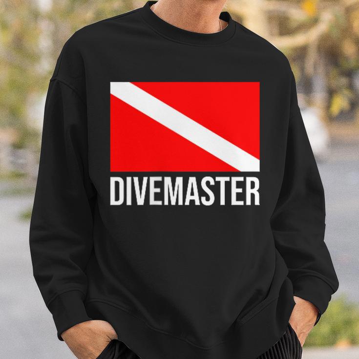 Scuba Flag Diver Down Flag Divemaster Sweatshirt Geschenke für Ihn