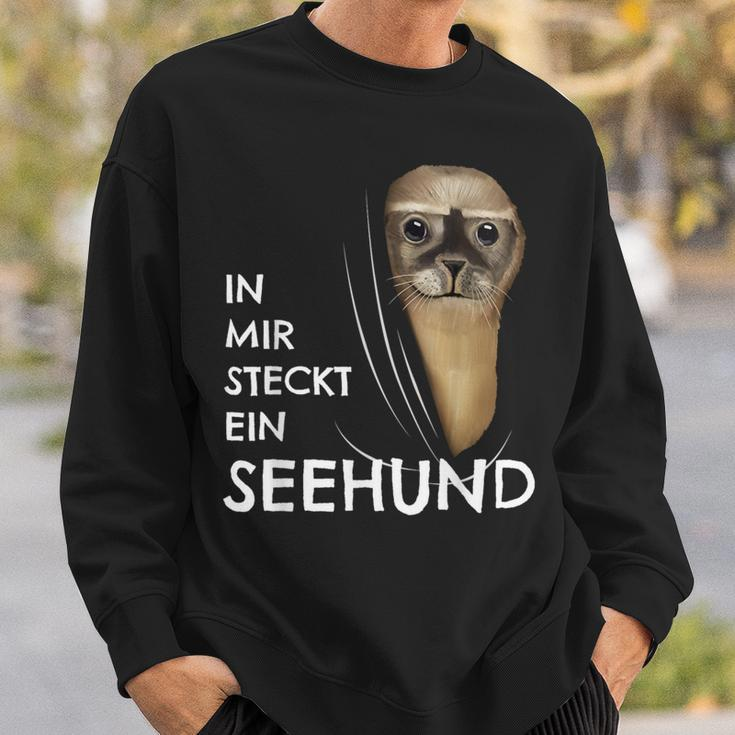 Seahund Costume Children's Clothing In Mir Steckt Ein Seahund Sweatshirt Geschenke für Ihn