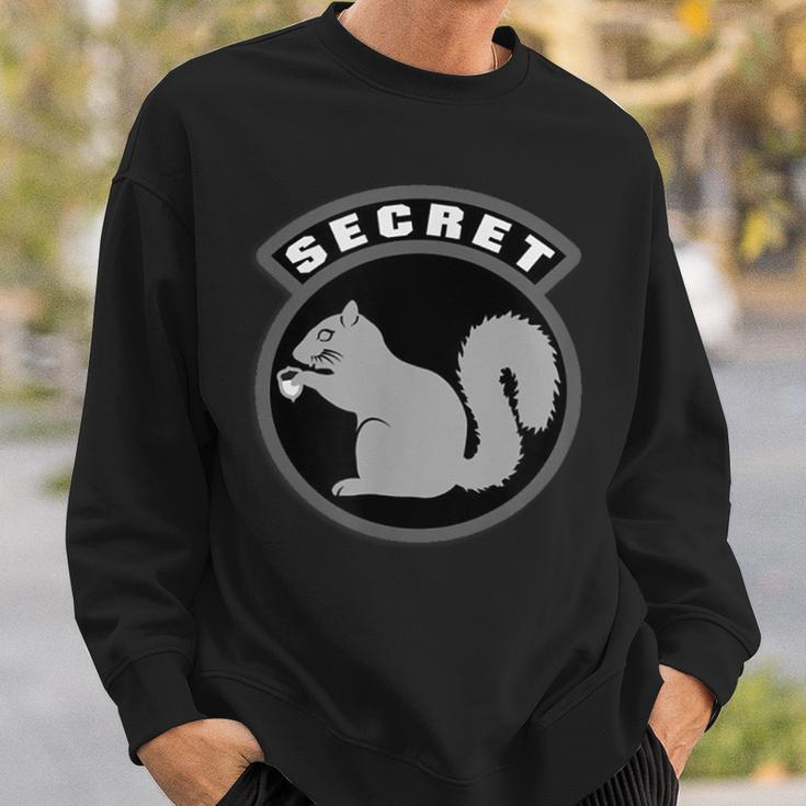 Secret Squirrel Military Intelligence Usaf Patch Sweatshirt Gifts for Him