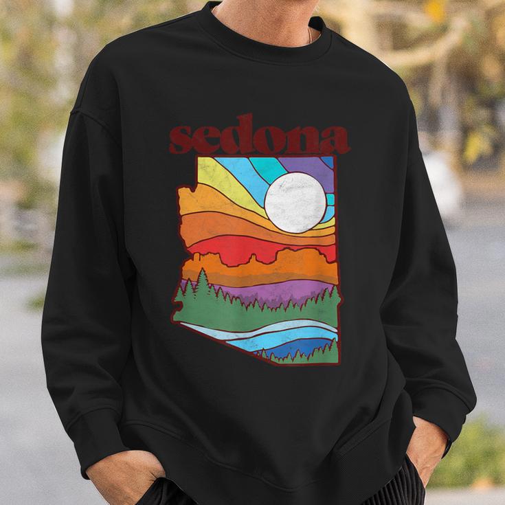 Sedona Arizona Vintage Nature Outdoor Graphic Sweatshirt Gifts for Him