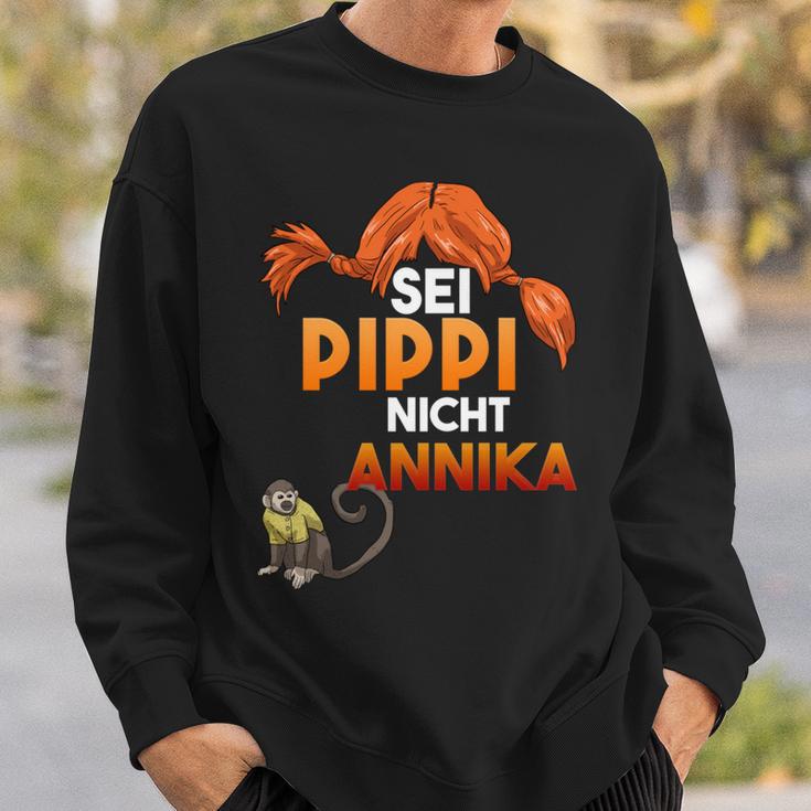 Sei Pippi Nicht Annika Langärmeliges Sweatshirt, Emanzipations Powerfrauen Tee Geschenke für Ihn