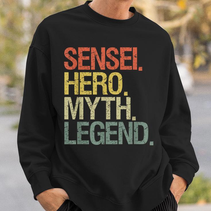 Sensei Karate Judo Sweatshirt Gifts for Him