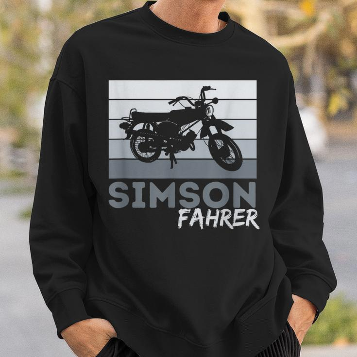 Simson Driver Ddr Moped Two Stroke S51 Vintage Sweatshirt Geschenke für Ihn