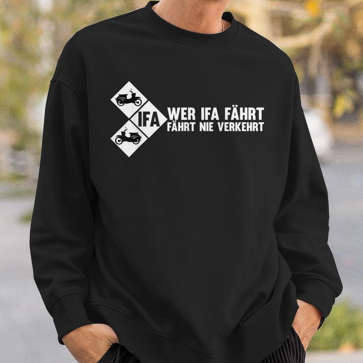 Simson-Schwalbe Wer Ifa Fahrt Slogan Sweatshirt Geschenke für Ihn