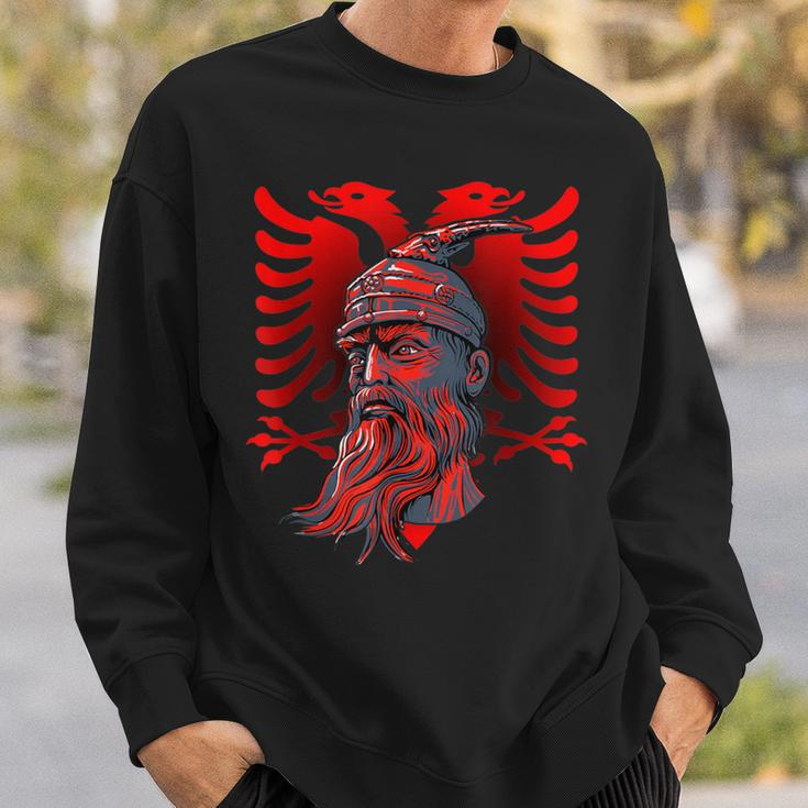 Skanderbeg Albanian National Hero Eagle Kosovo Albaner Sweatshirt Geschenke für Ihn