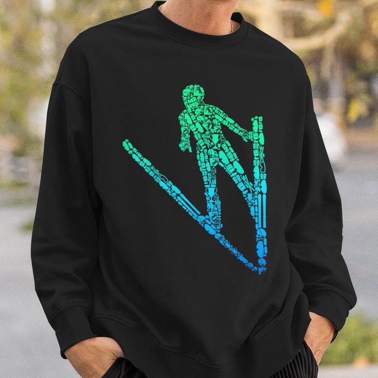 Ski-Jumping S Sweatshirt Geschenke für Ihn