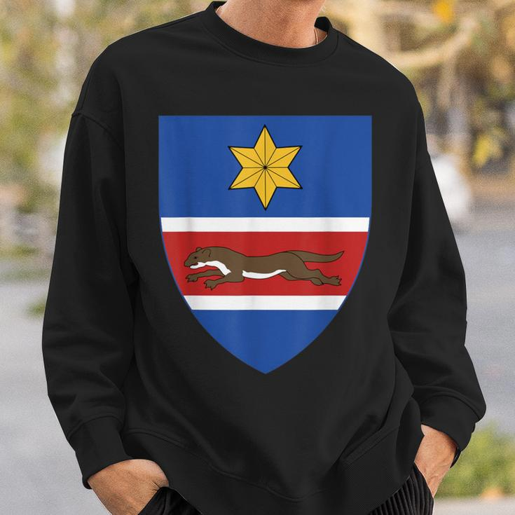 Slavonia Emblem Historical Croatia Region East Croatia Sweatshirt Geschenke für Ihn