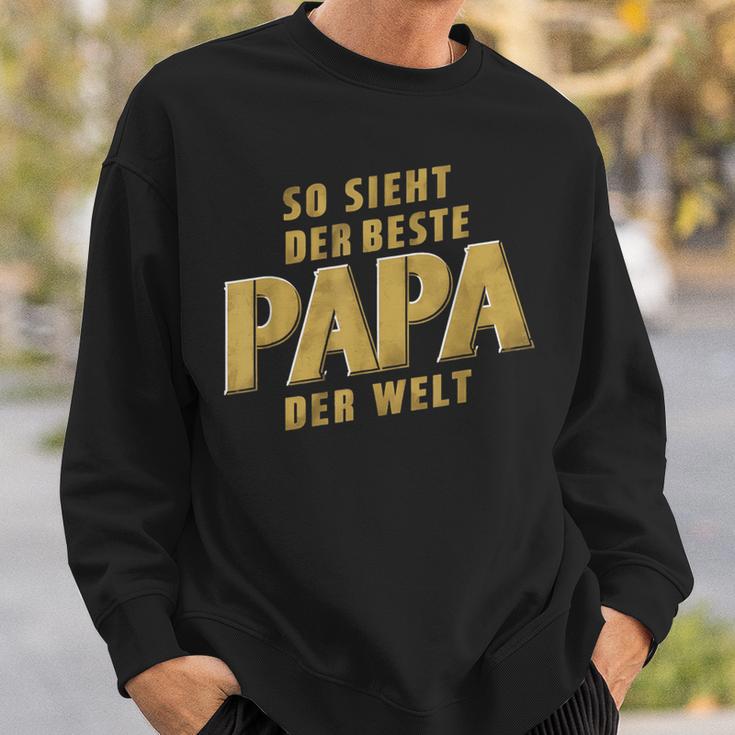 So Sieht Der Beste Papa Der Weltatertags -Atertag Opa Sweatshirt Geschenke für Ihn