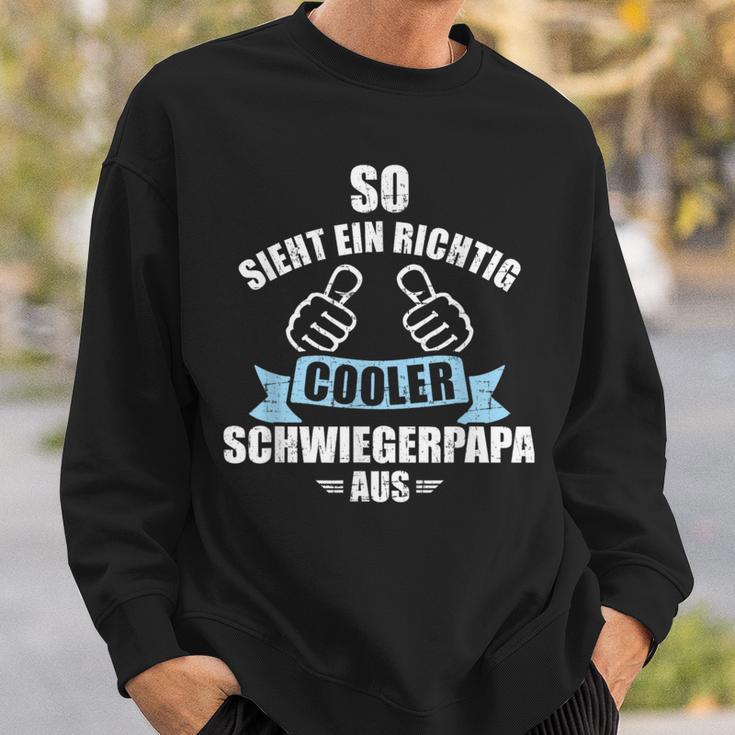 So Sieht Richtig Cooler Schwiegerdad Aus Für Schwiegerfather In Law Sweatshirt Geschenke für Ihn