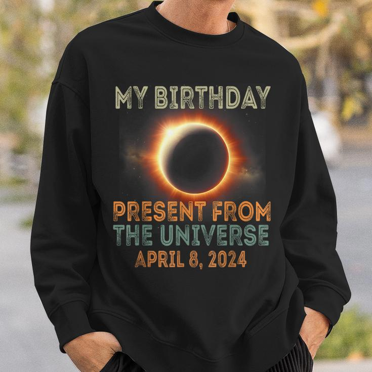 Solar Eclipse 2024 Birthday Present 4824 Totality Universe Sweatshirt Gifts for Him