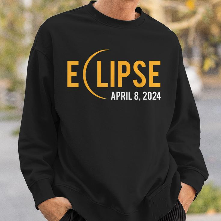 Solar Eclipse 2024 Total Solar Eclipse Phases April 8 2024 Sweatshirt Gifts for Him