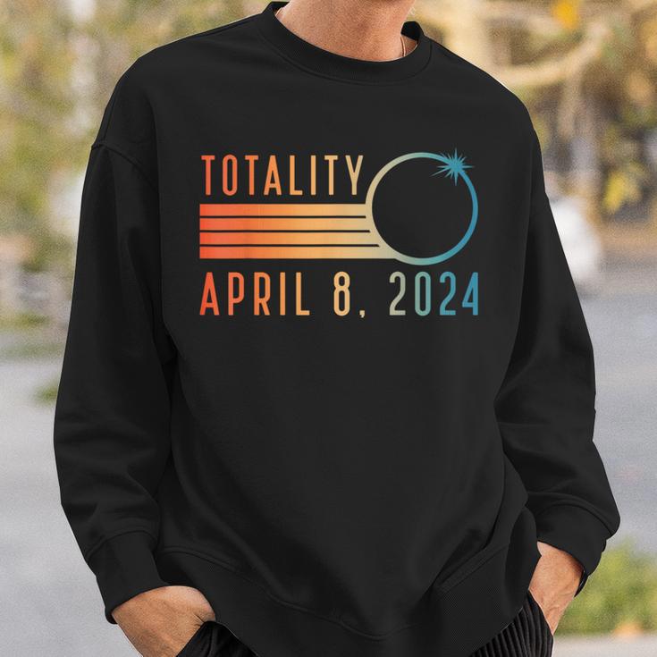 Solar Eclipse April 8 2024 Totality Solar Eclipse Sweatshirt Gifts for Him