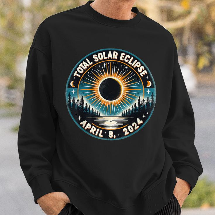 Solar Eclipse Astronomy Vintage 2024 Solar Eclipse Sweatshirt Gifts for Him