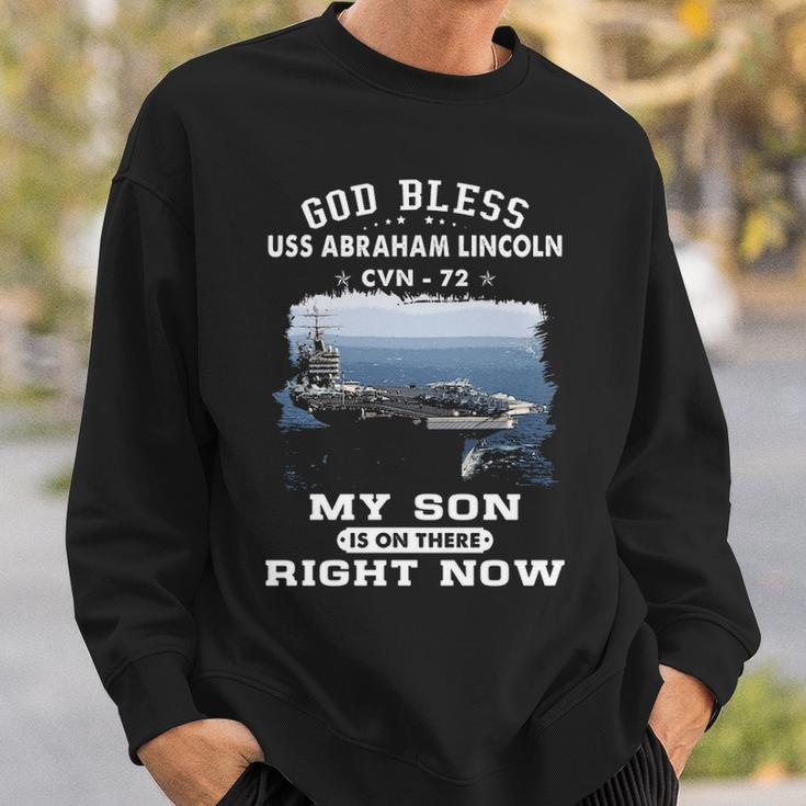 My Son Is Uss Abraham Lincoln Cvn Sweatshirt Gifts for Him