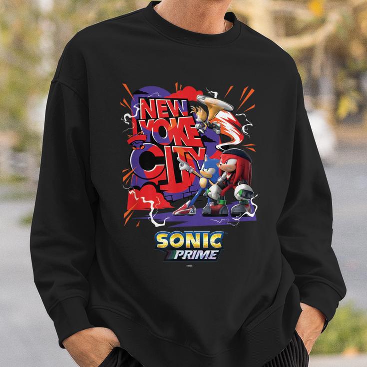 Sonic Prime New Yoke City Trio Sweatshirt Gifts for Him