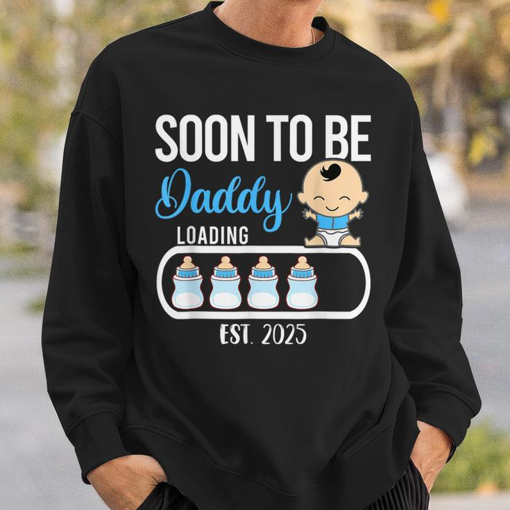 Soon To Be Daddy 2025 Boy Gender Reveal Party Dad Father Sweatshirt Gifts for Him
