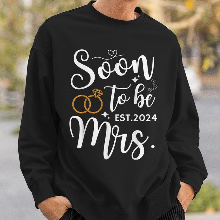 Soon To Be Mrs 2024 Bride Future Bachelorette Party Wedding Sweatshirt Gifts for Him