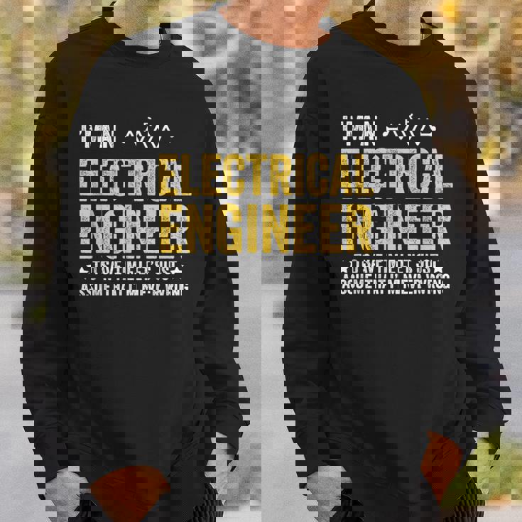 Soy Ingeniero Eléctrico Ingeniería Gracioso Electricista Camisa de entrenamiento Regalos para él