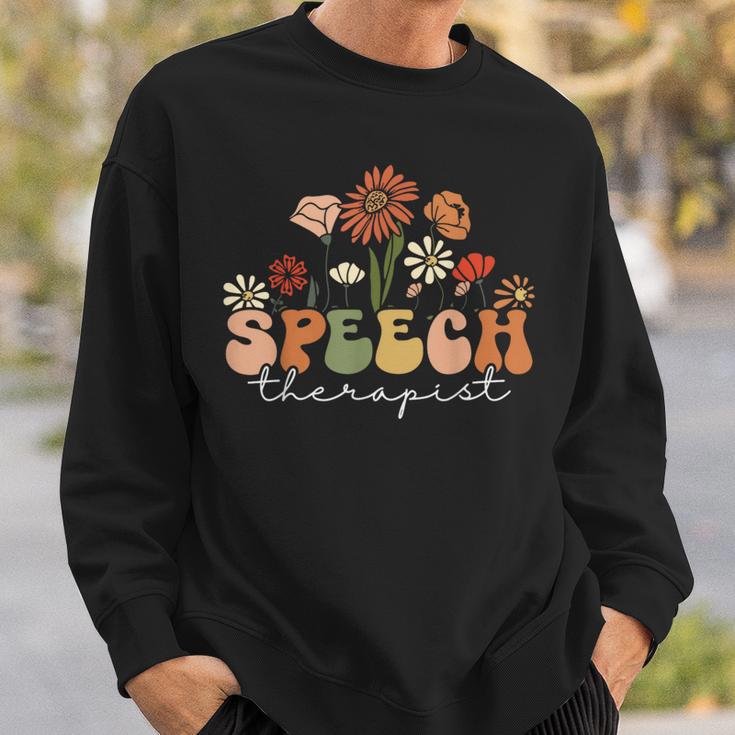 Speech Therapy Speech Language Pathologist Therapist Slp Sweatshirt Gifts for Him