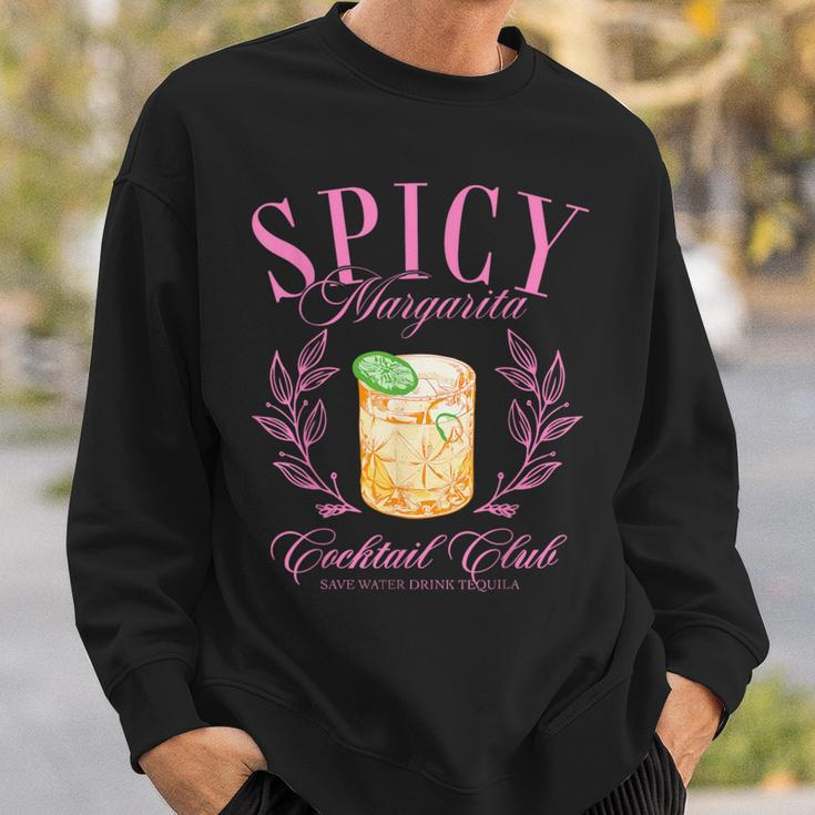 Spicy Margarita Cocktail Club Social Club Spicy Marg Womens Sweatshirt Gifts for Him