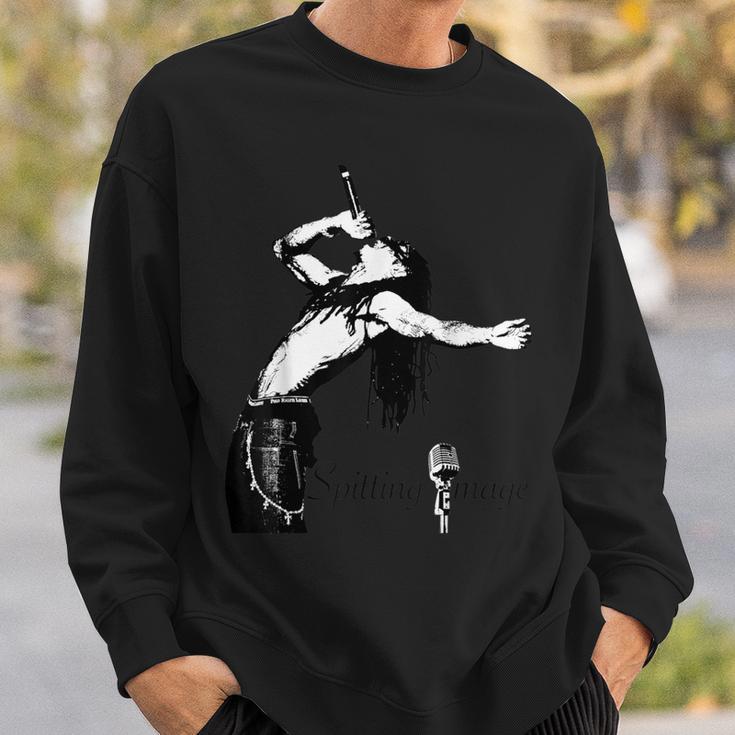 Spitting Image Rapper Hip Hop Microphone Sweatshirt Gifts for Him