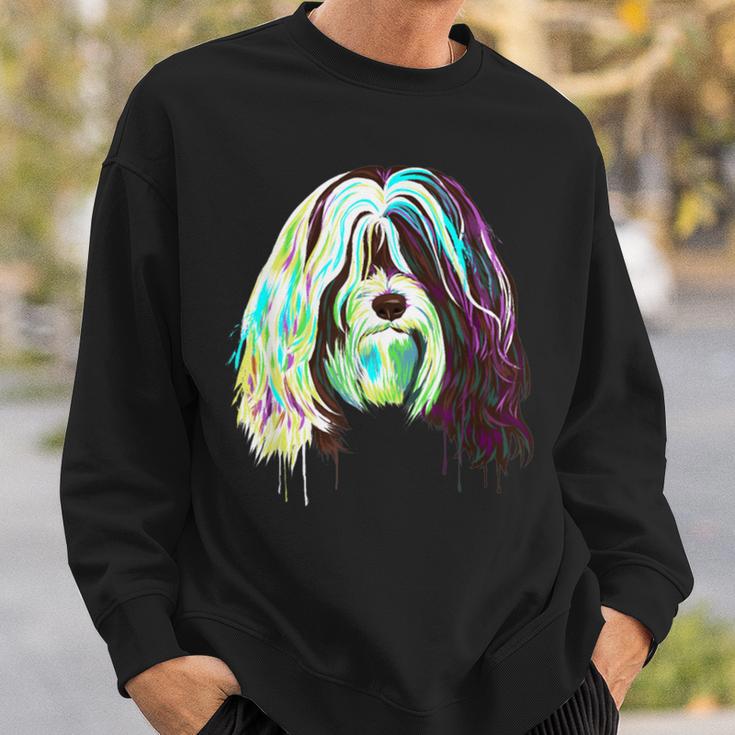 Splash Tibet Terrier Hund Sweatshirt Geschenke für Ihn