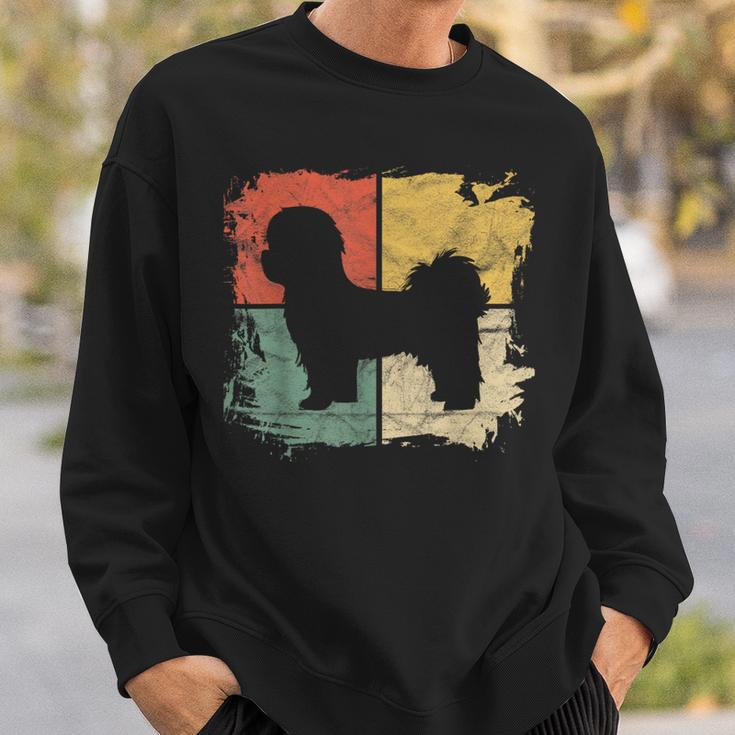 Square Retro Shih Tzu Owner Dog Parents Apparel Dad Mom Sweatshirt Gifts for Him