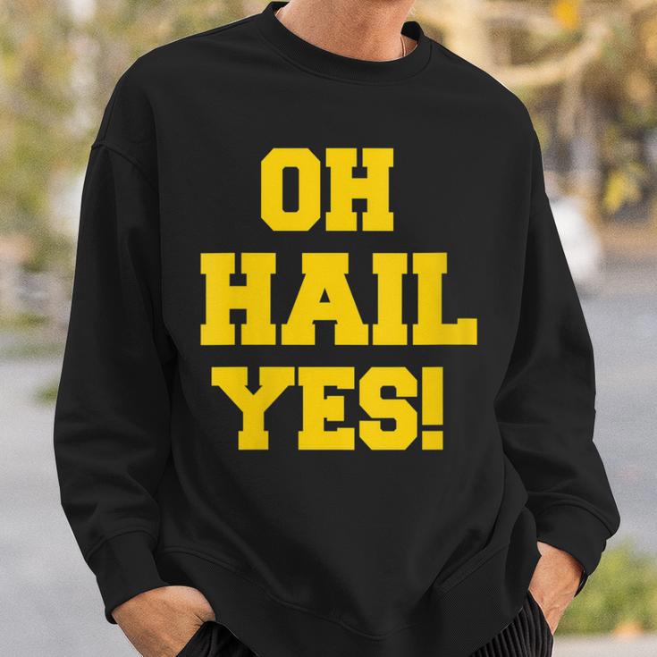 State Of Michigan Oh Hail Yes U M Ann Arbor Mi Aa Sweatshirt Gifts for Him