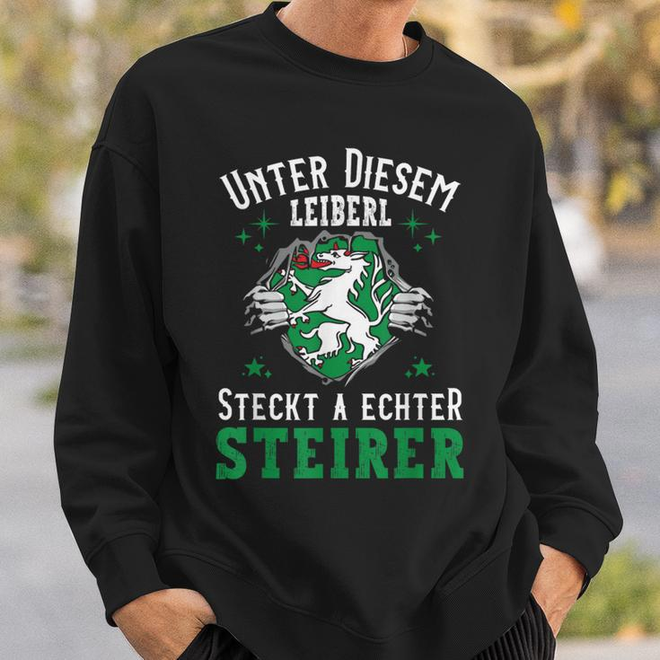 Steiermark Steirisch Crest Leiberl For Real Steirer Sweatshirt Geschenke für Ihn