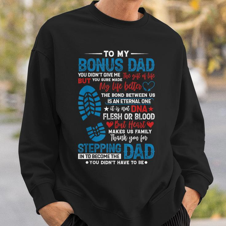 Step Father's Step Dad's Amazing Non Biological Dad Sweatshirt Gifts for Him