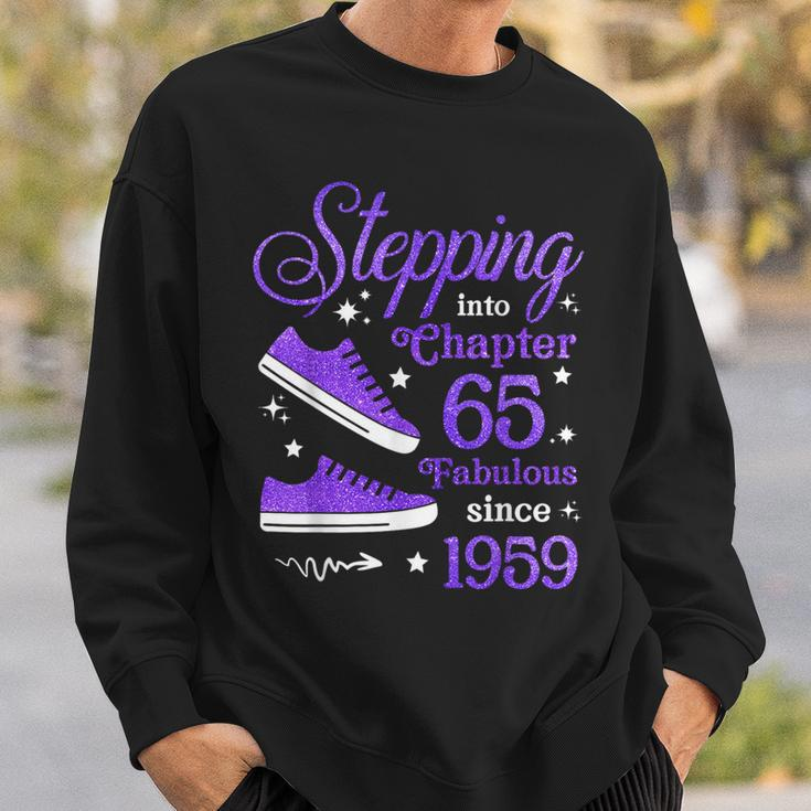 Stepping Into Chapter 65 Fabulous Since 1959 65Th Birthday Sweatshirt Gifts for Him
