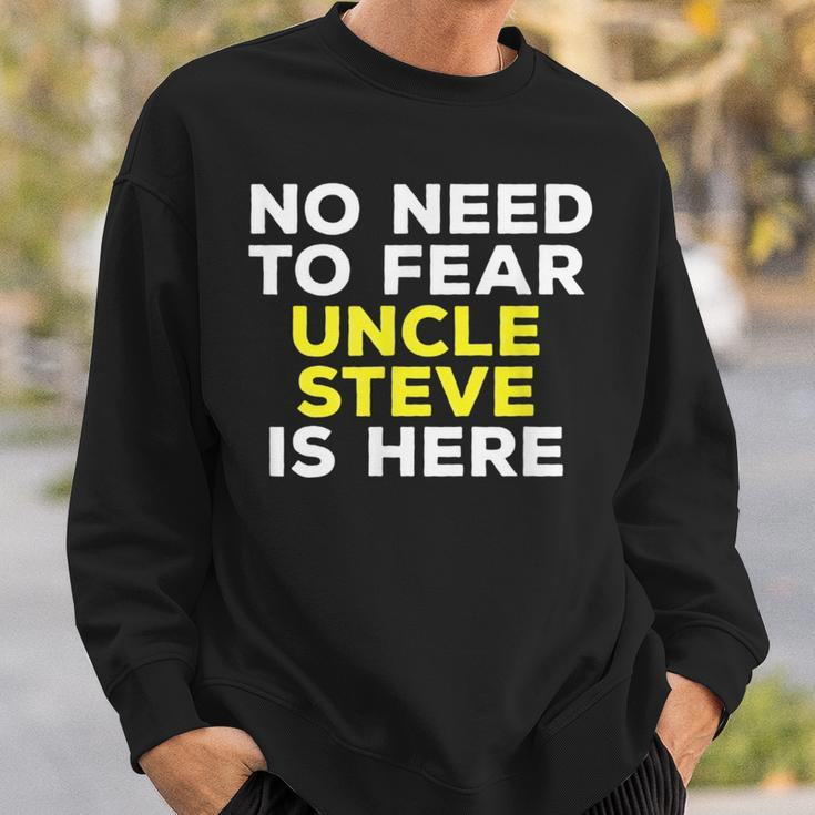 Steve Uncle Family Graphic Name Sweatshirt Gifts for Him